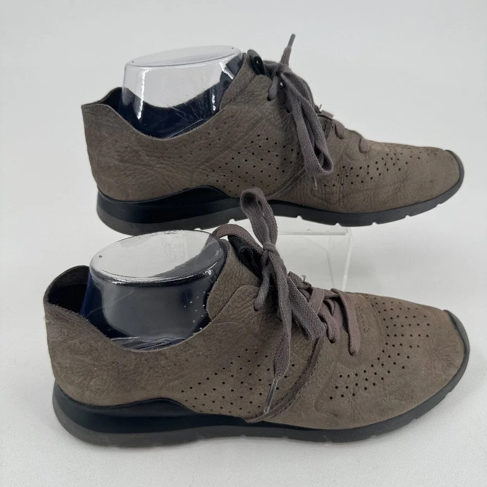 UGG Treadlite 1016674 Shoes Sneakers WOMENS Brown Leather Lace Up SIZE‎ 8.5